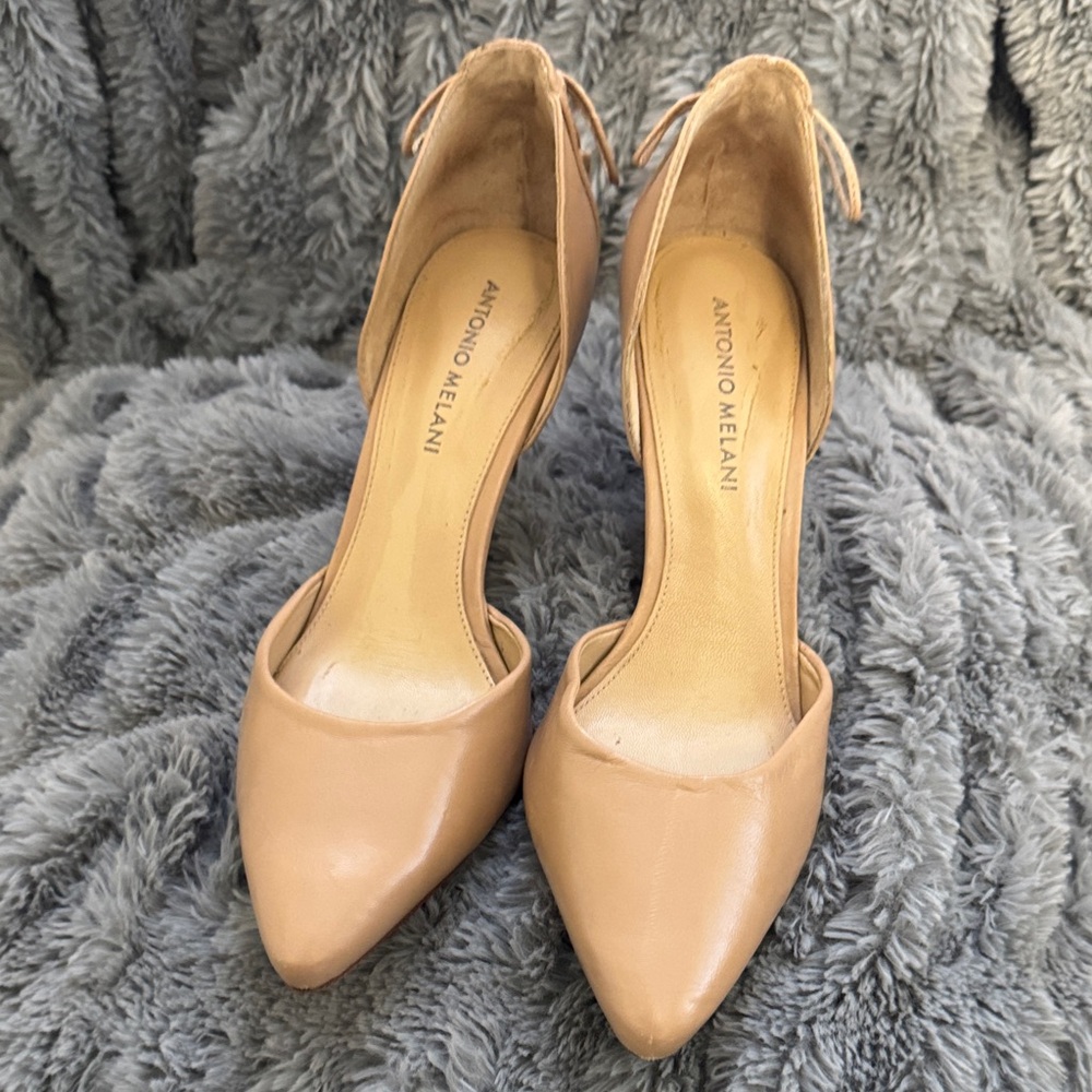 Antonio Melani Nude Pointed Toe Heels